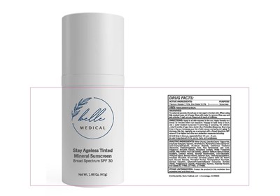Stay Ageless Tinted Mineral Sunscreen Broad Spectrum SPF 30 - Belle Medical 0650